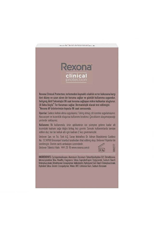 Rexona Clinical Protection Kadın Stick Deodorant Shower Clean 45 ml