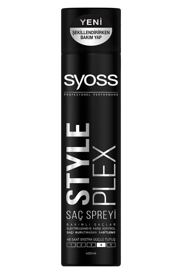 Syoss Style Plex Saç Spreyi 400 ml - Şekillendirme ve Koruma