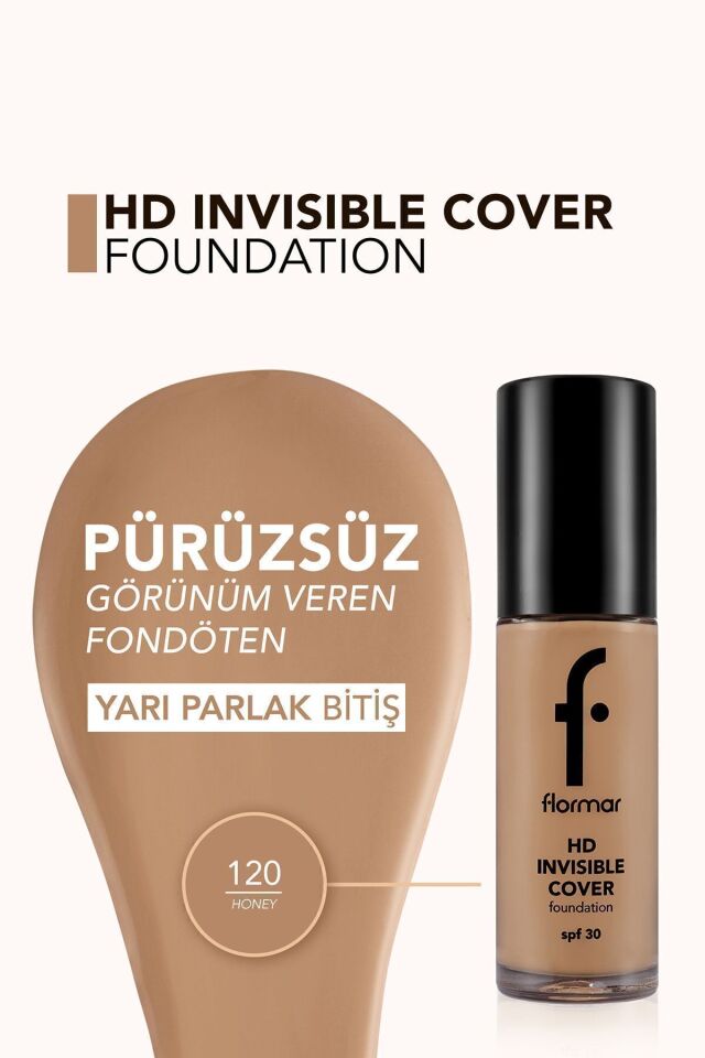 Flormar Fondöten Invisible Cover Hd Foundation No: 110
