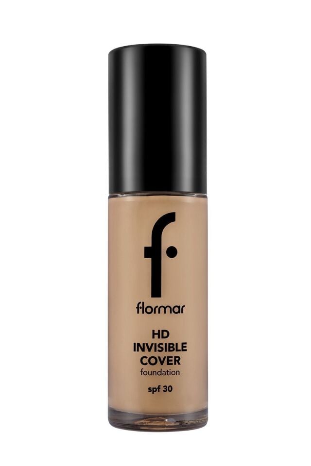 Flormar Doğal Bitişli Fondöten- Invisible Cover Hd Fdt, - 100 Medium Beige -