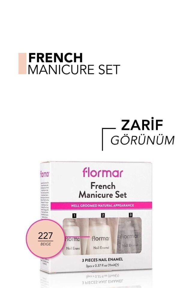 Flormar Fransız Manikür Seti - French Manicure Set - 227 -