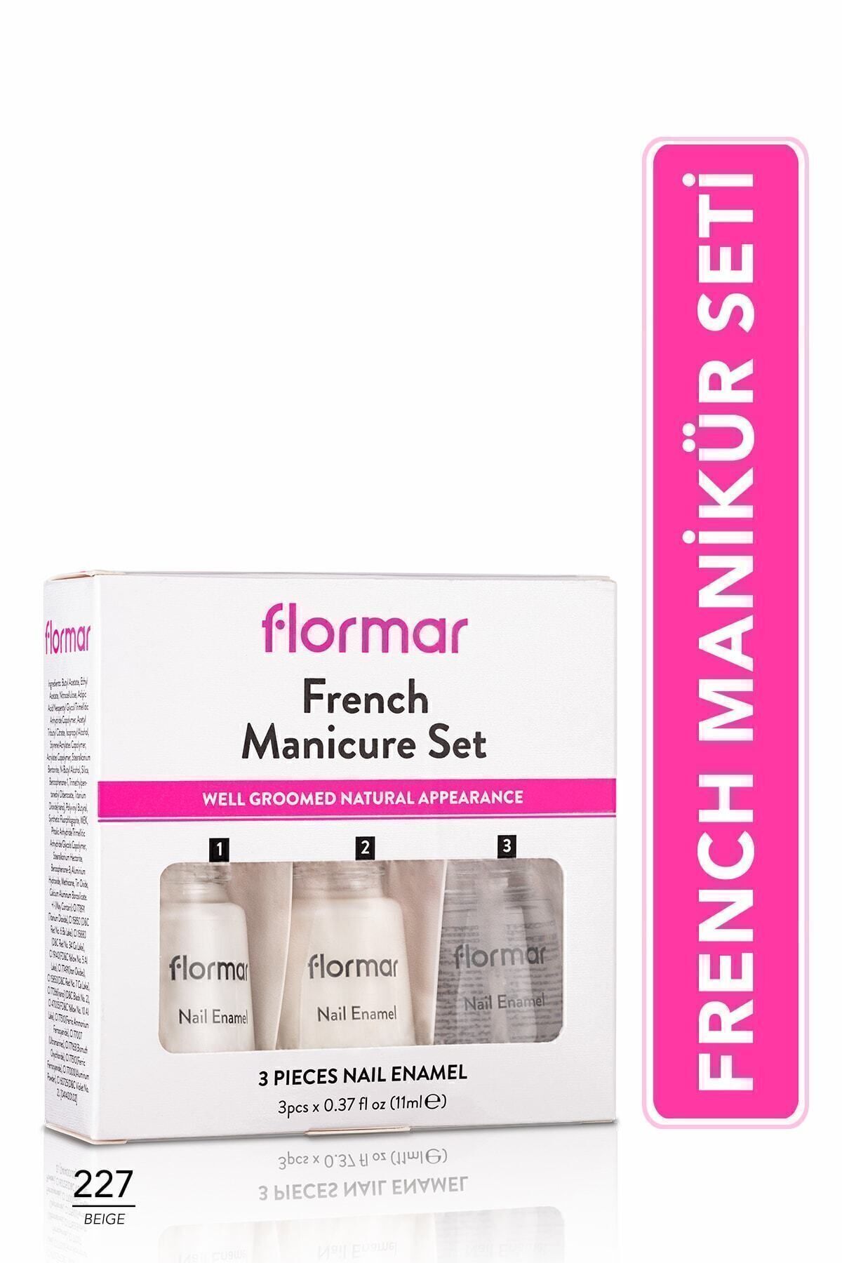 Flormar Fransız Manikür Seti - French Manicure Set - 227 -