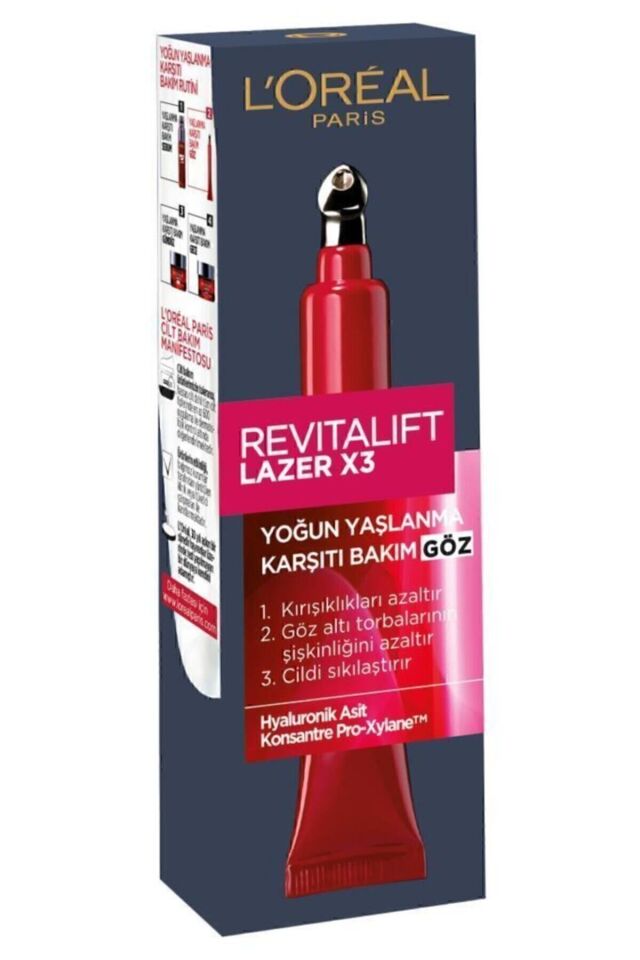 Loreal Paris Revitalift Lazer X3 Göz Bakım Kremi 15 ml
