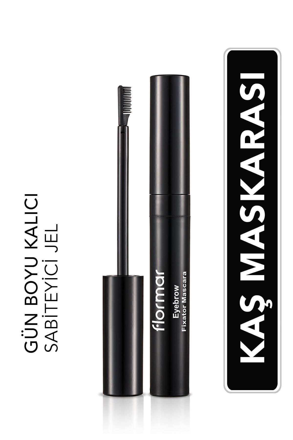 Flormar Sabitleyici ve Renk Koruyucu Şeffaf Kaş Maskarası - Eyebrow Fixator Mascara -