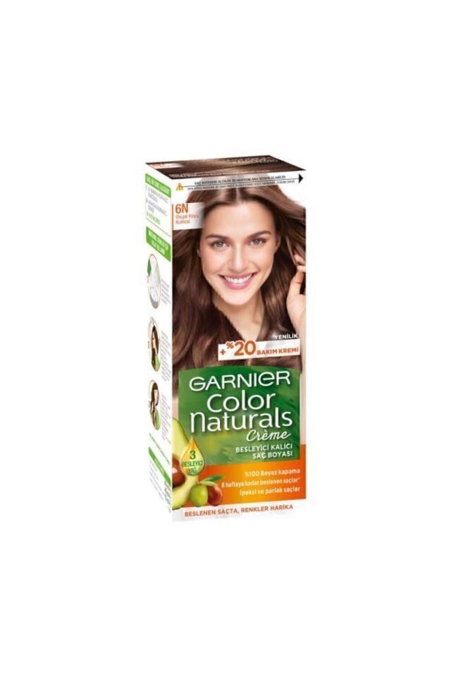 Garnier Color Naturals Saç Boyası 6n Doğal Koyu Kumral