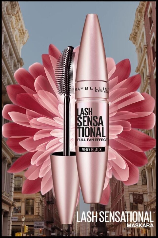 Maybelline New York Lash Sensational Yelpaze Etkili Siyah Maskara