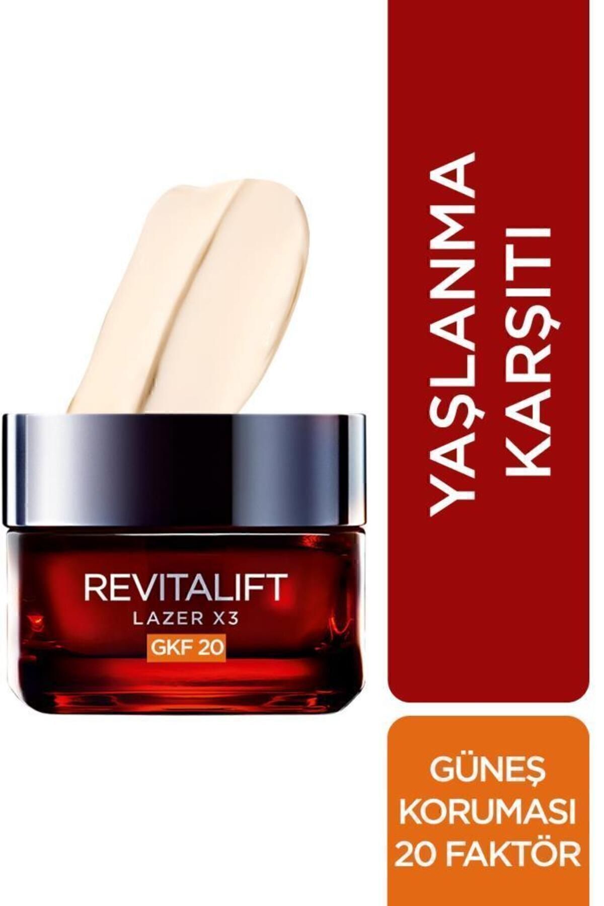 Loreal Paris Revitalift Lazer X3 Leke ve Kırışıklık Karşıtı Bakım GKF25 SPF25