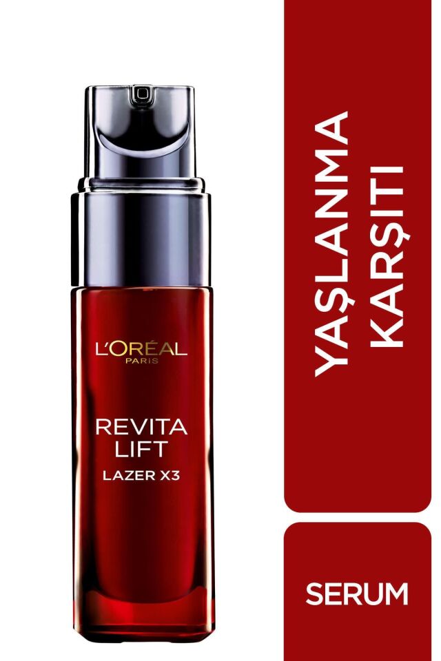Loreal Paris Revitalift Lazer X3 Yoğun Yaşlanma Karşıtı Bakım Serumu 30 ml