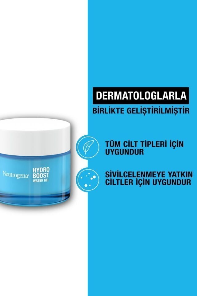 Neutrogena Hydro Boost water Jel Yüz Nemlendirici Normal ve Karma Ciltler için