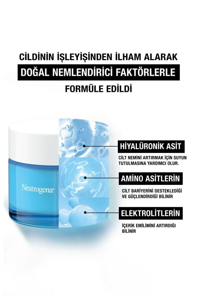 Neutrogena Hydro Boost water Jel Yüz Nemlendirici Normal ve Karma Ciltler için