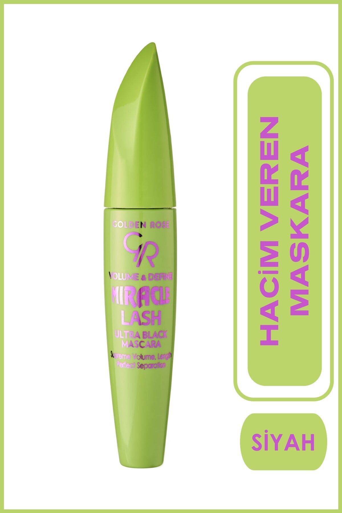 Golden Rose Volume & Define Miracle Lash Ultra Black Mascara - Hacim Veren Maskara