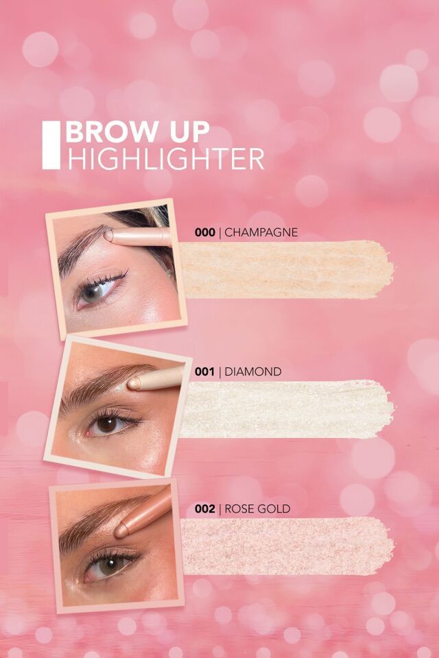 Flormar Asansörlü Aydınlatıcı Kaş Kalemi Gümüş -brow Up Highlighter Pencil-001 Diamond-